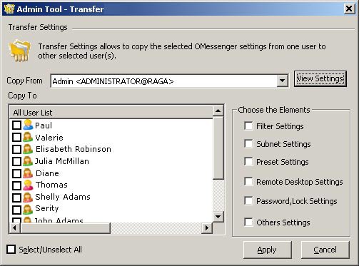 Admin Transfer