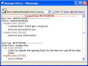 Message History